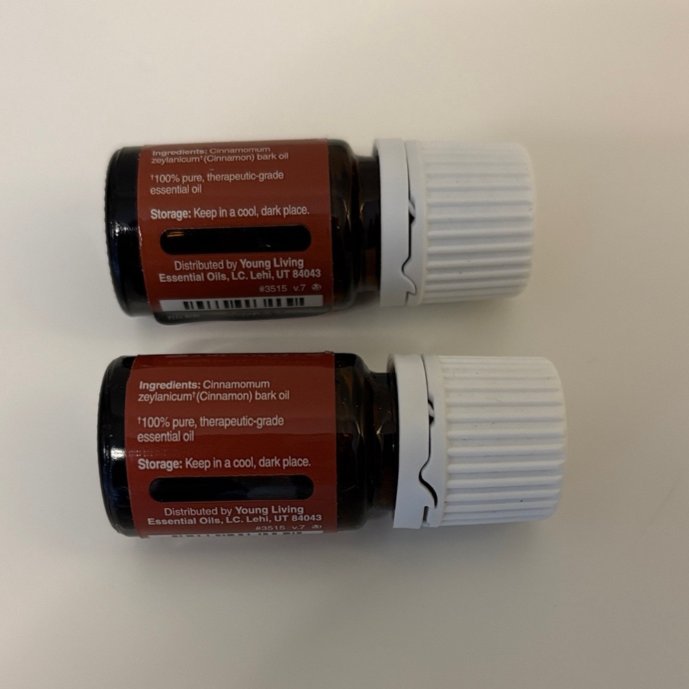 NEW Young Living Cinnamon Bark Essential Oil, 2 bottles, 5ml - Picture 2 of 2